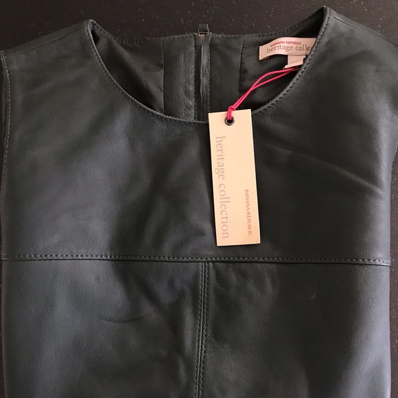Banana Republic Heritage Collection Leather Vest - Picture 2 of 10